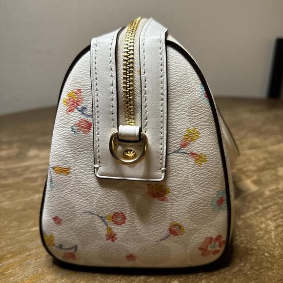 Coach mystic floral rowan satchel - Picture 4 of 8